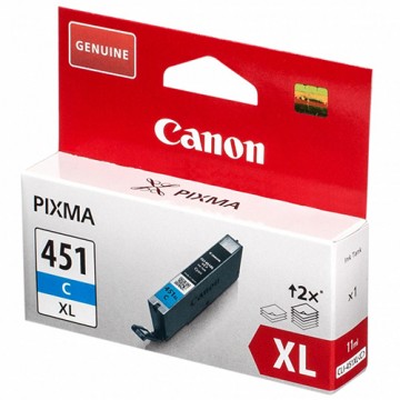 Картридж струйный Canon CLI-451XLC, 6473B001