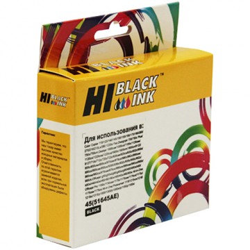 Картридж струйный HP 45, 51645AE (Hi-Black)