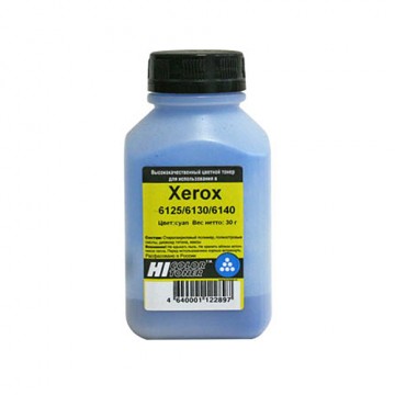 Тонер Xerox Phaser 6125/6130/6140 (Hi-Color), голубой
