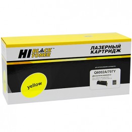 Картридж лазерный HP 124A, Q6002A, 707Y (Hi-Black)