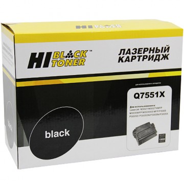 Картридж лазерный HP 51X, Q7551X (Hi-Black)