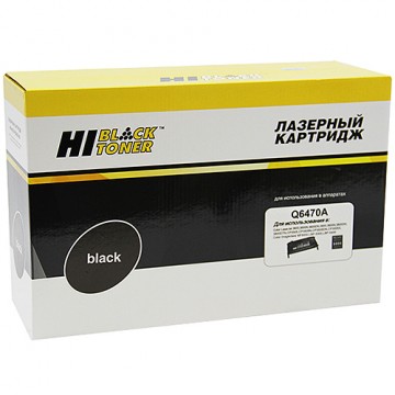 Картридж лазерный HP 501A, Q6470A (Hi-Black)