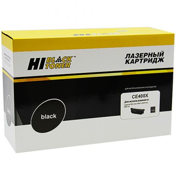 Картридж лазерный HP 507X, CE400X (Hi-Black)