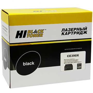 Картридж лазерный HP 90X, CE390X (Hi-Black)