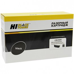Картридж лазерный HP 504X, CE250X (Hi-Black)