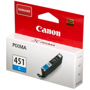 Картридж струйный Canon CLI-451C, 6524B001