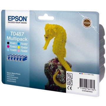 Комплект струйных картриджей Epson T0487, C13T04874010
