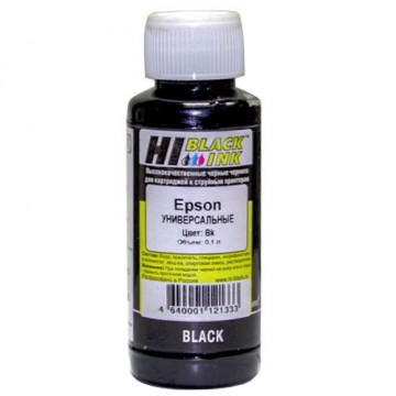 Чернила Epson универсальные 0,1л (Hi-Black), BK