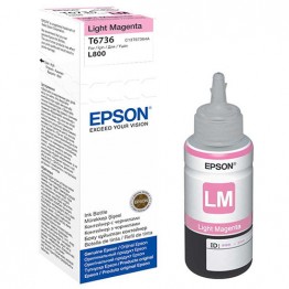 Чернила Epson L800/L1800/L810/L850 (Original), C13T67364A, light magenta, 70ml
